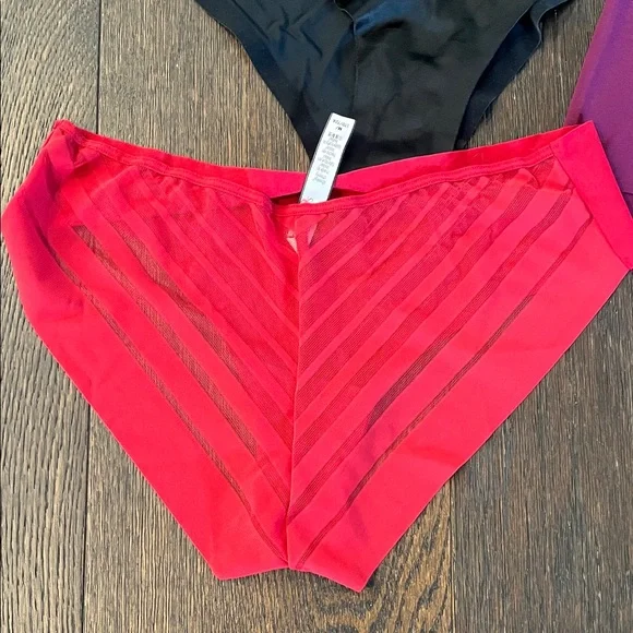 Victoria's Secret panties in Black, Purple, Red - Picture 2 of 5